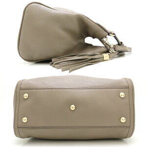 Gucci Leather Soho Handbag Greige